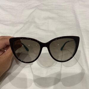 Kate Spade Black Cat-Eye Sunglasses